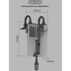 Sunsun XBL Series Hang On Filter-Aquarium Filters-Sunsun-XBL-600-Iwagumi