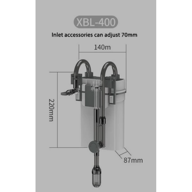 Sunsun XBL Series Hang On Filter-Aquarium Filters-Sunsun-XBL-400-Iwagumi